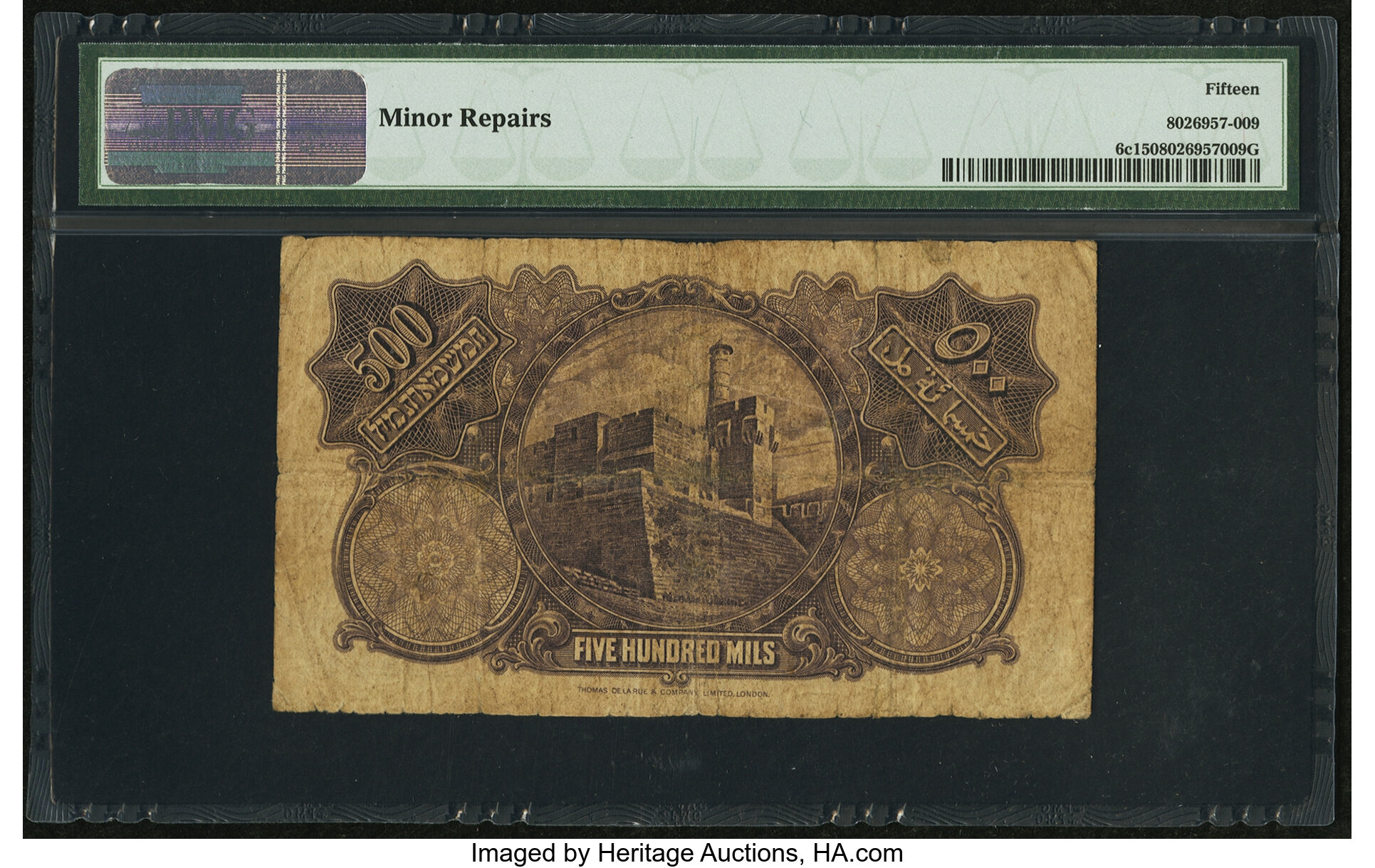 image for: Palestine  500 mils (B101bs)
