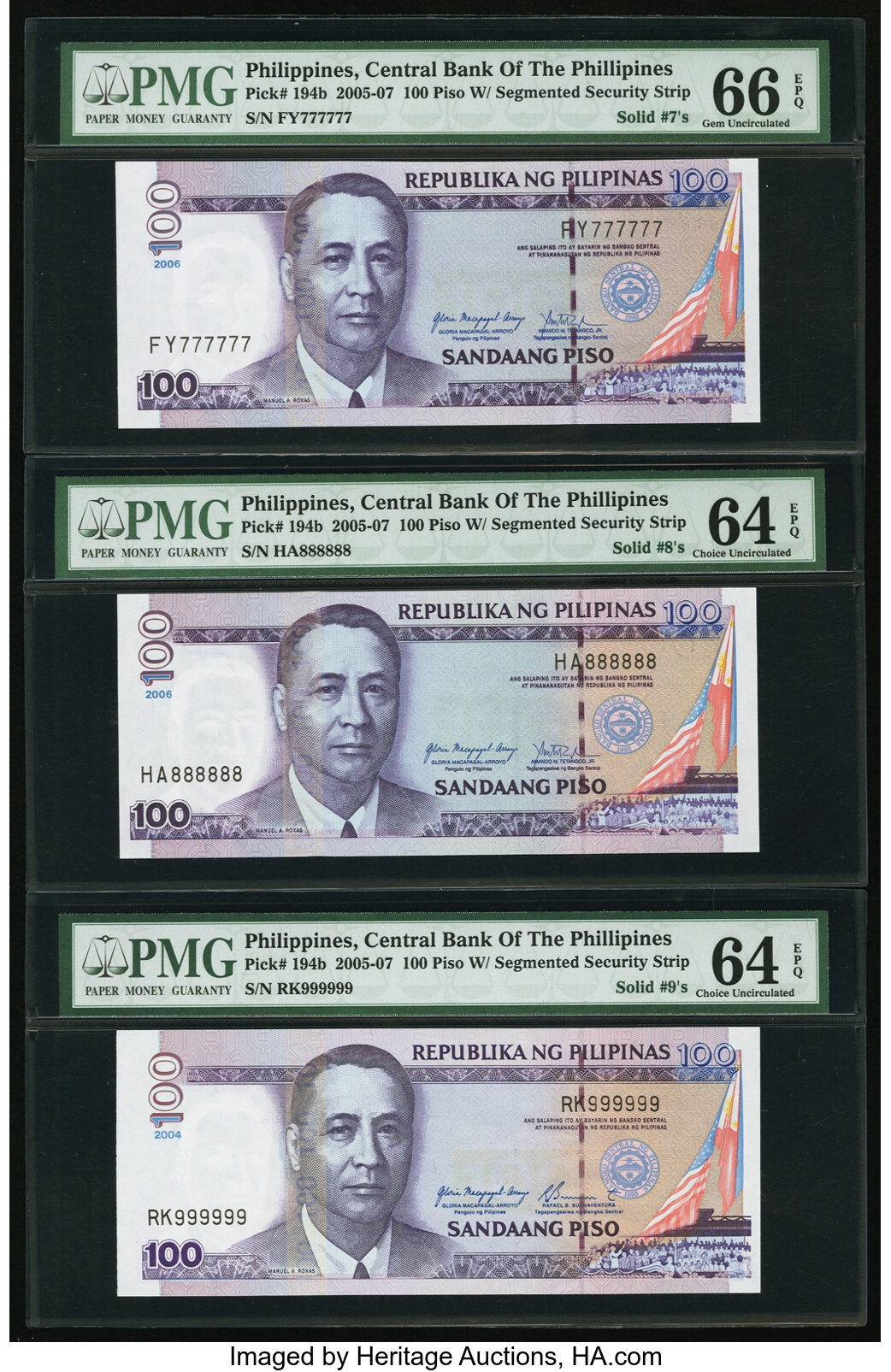 image for: Philippines  100 piso (pesos) (B1046e)