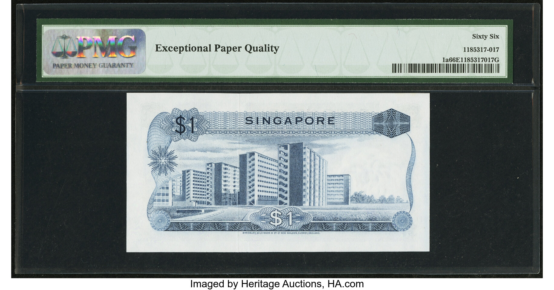 image for: Singapore  1 dollar (B101t)