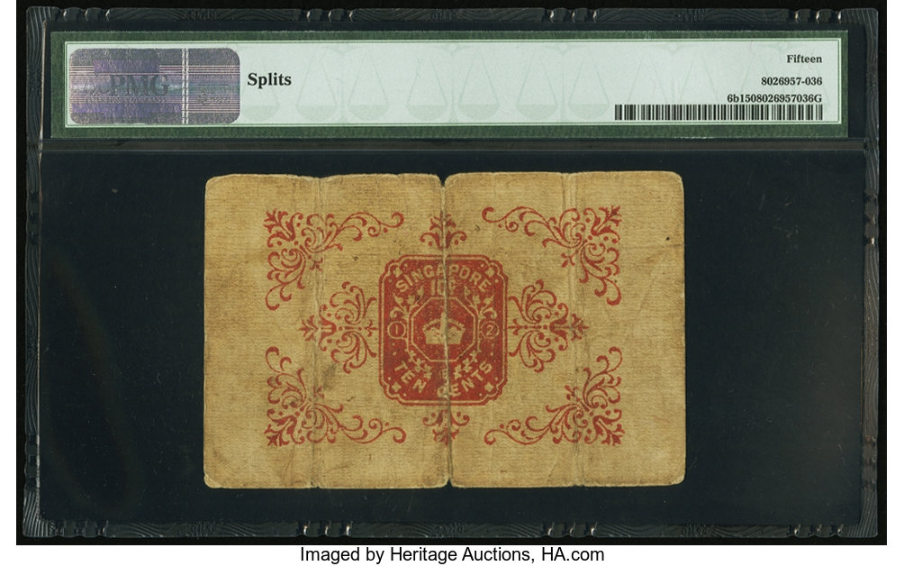 image for: Straits Settlements  10 cents(B115b)