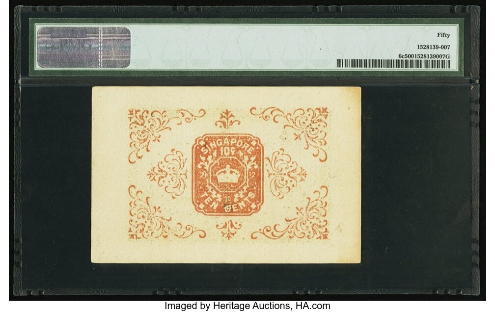 image for: Straits Settlements  10 cents(B115b)