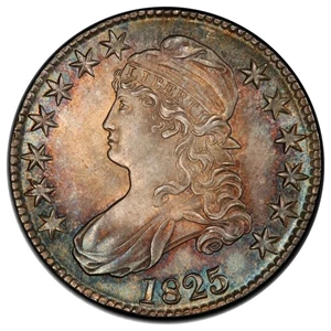 image for: 50C 1825 OVERTON 114 PCGS MS66