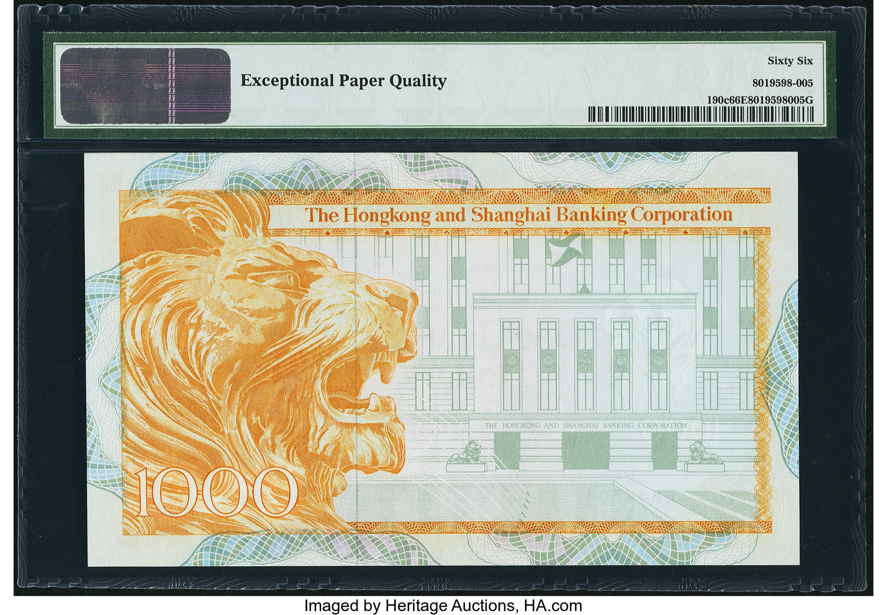 image for: Hong Kong  1,000 dollars (B671c)