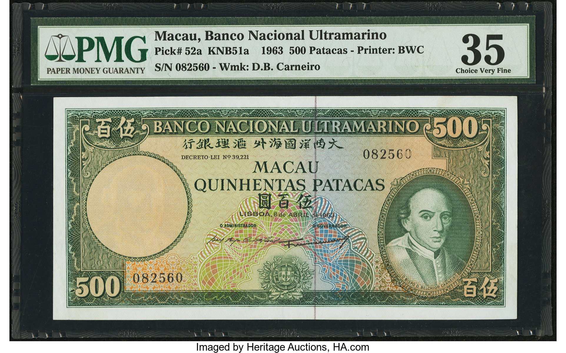 image for: Macau  500 patacas (B053fs1)