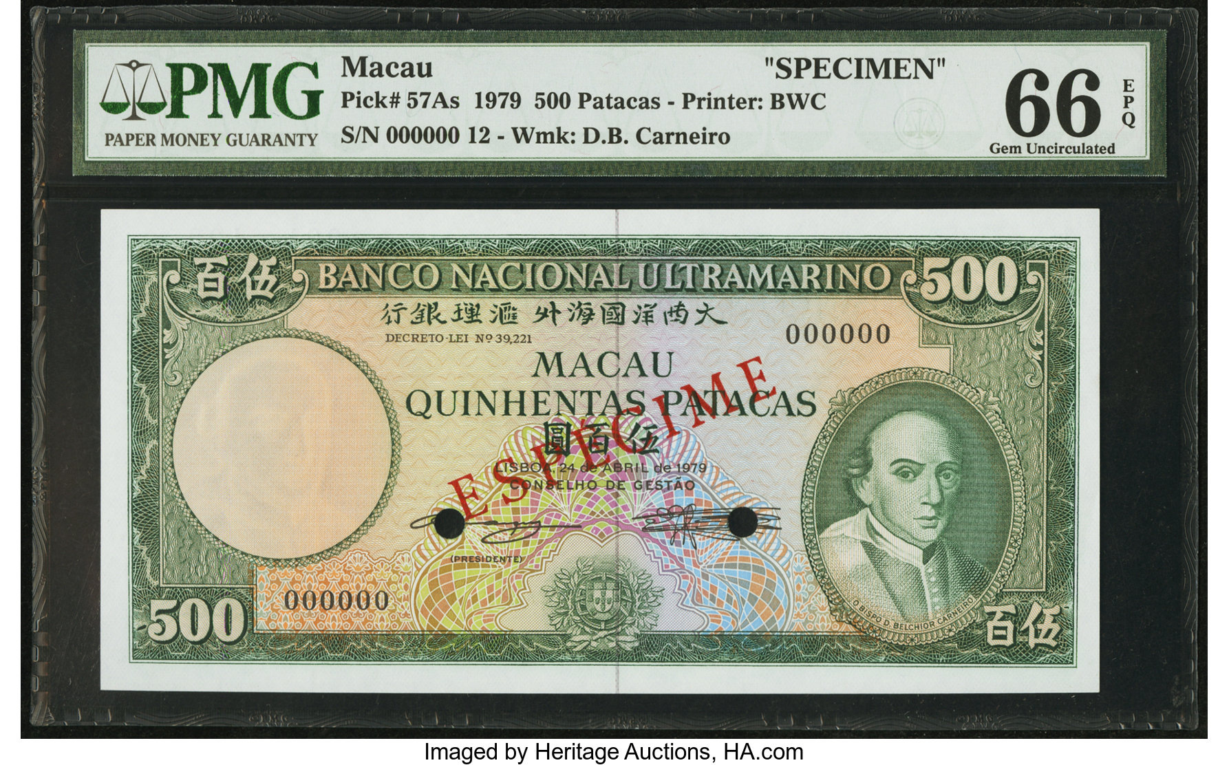image for: Macau  100 patacas (B054ks)
