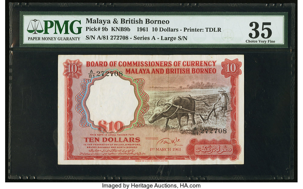 image for: Malaya and British Borneo  10 dollars(B109a)