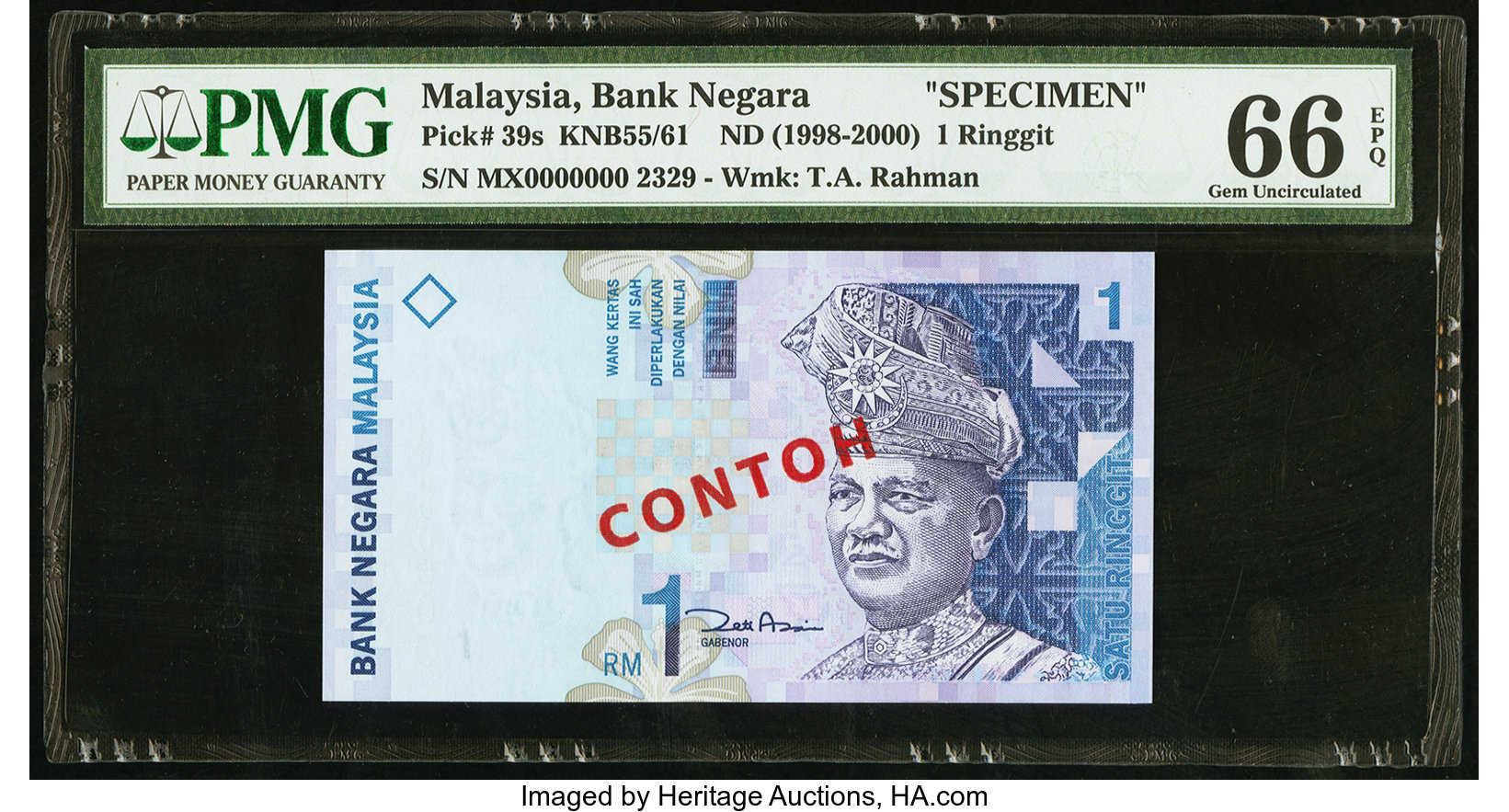 image for: Malaysia  1 ringgit (B139b)