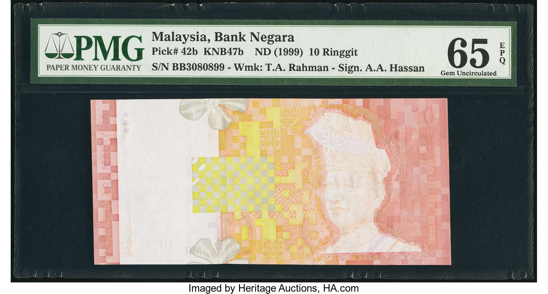 image for: Malaysia  10 ringgit (B136as)