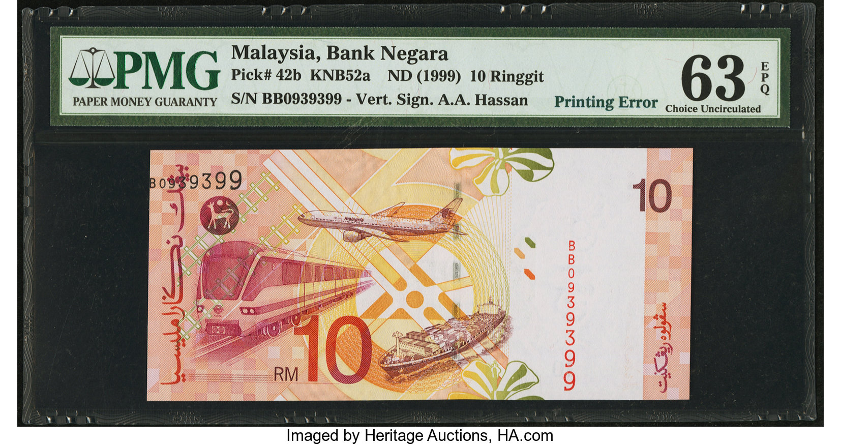 image for: Malaysia  10 ringgit (B136a)