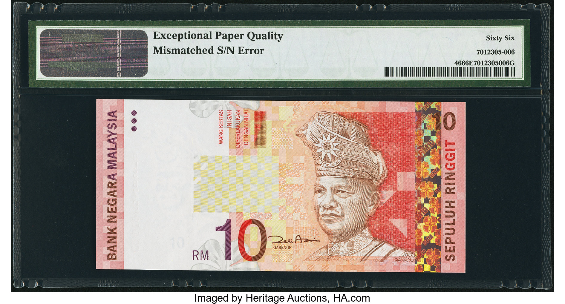 image for: Malaysia  10 ringgit (B146a)