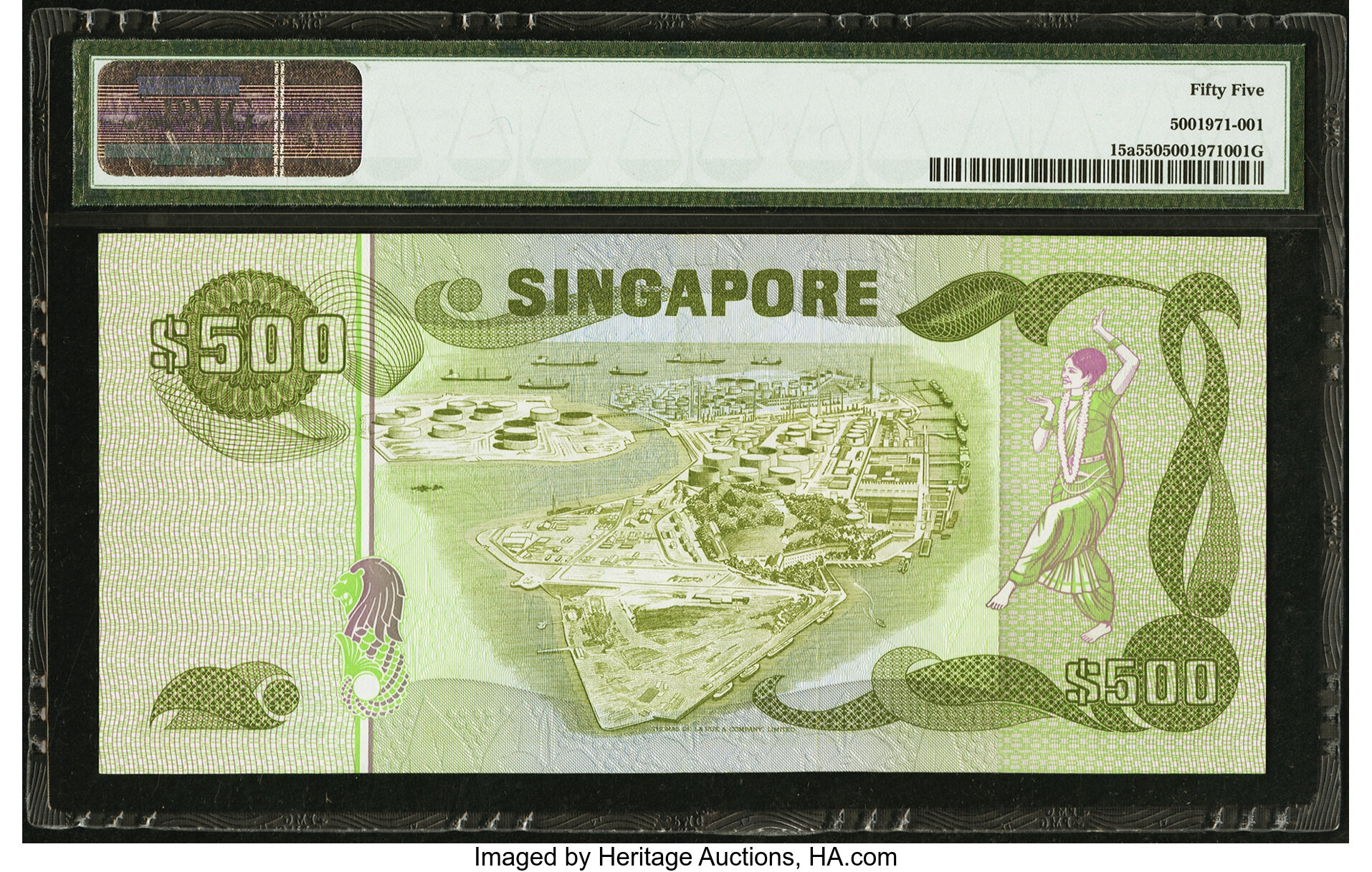 image for: Singapore  500 dollars (B116a)