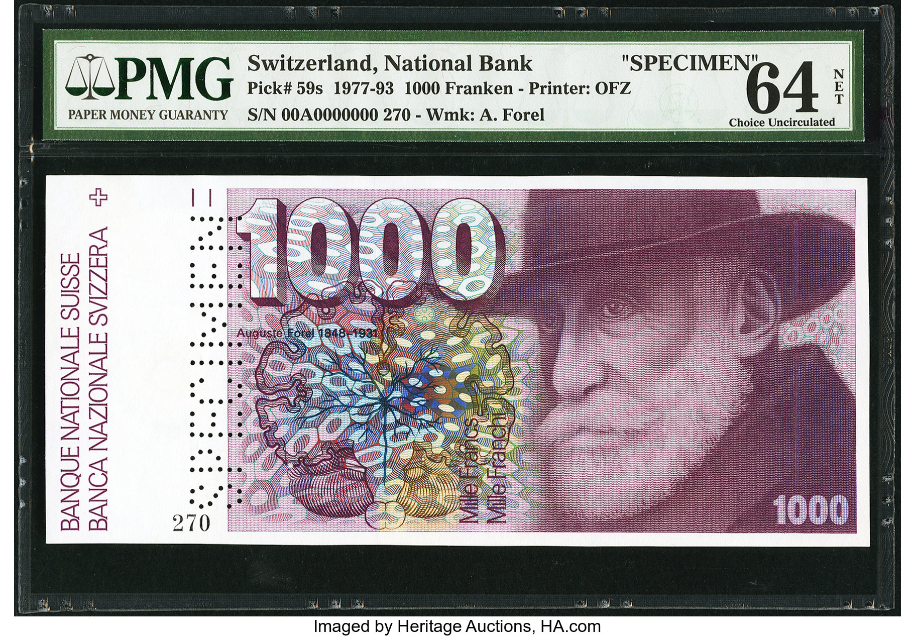 image for: Switzerland  1,000 francs (B342b)