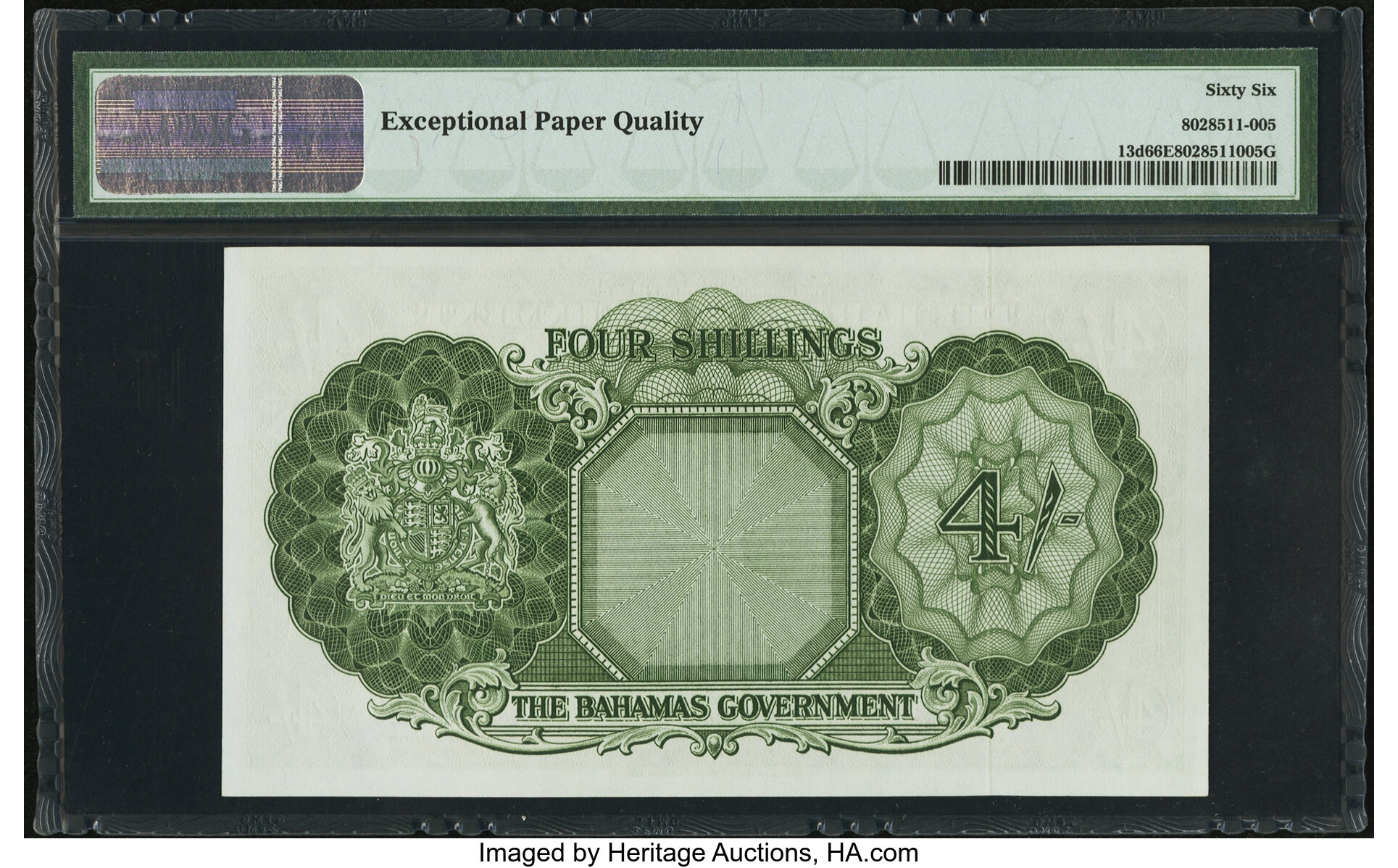 image for: Bahamas  4 shillings(B112b)