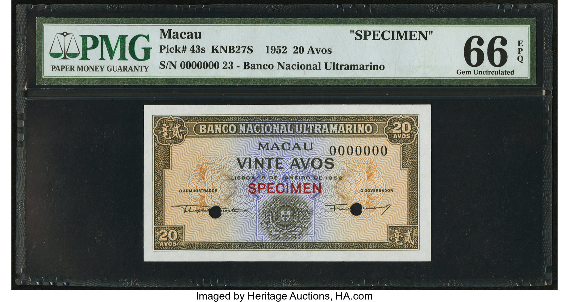 image for: Macau  20 avos(B045as3)
