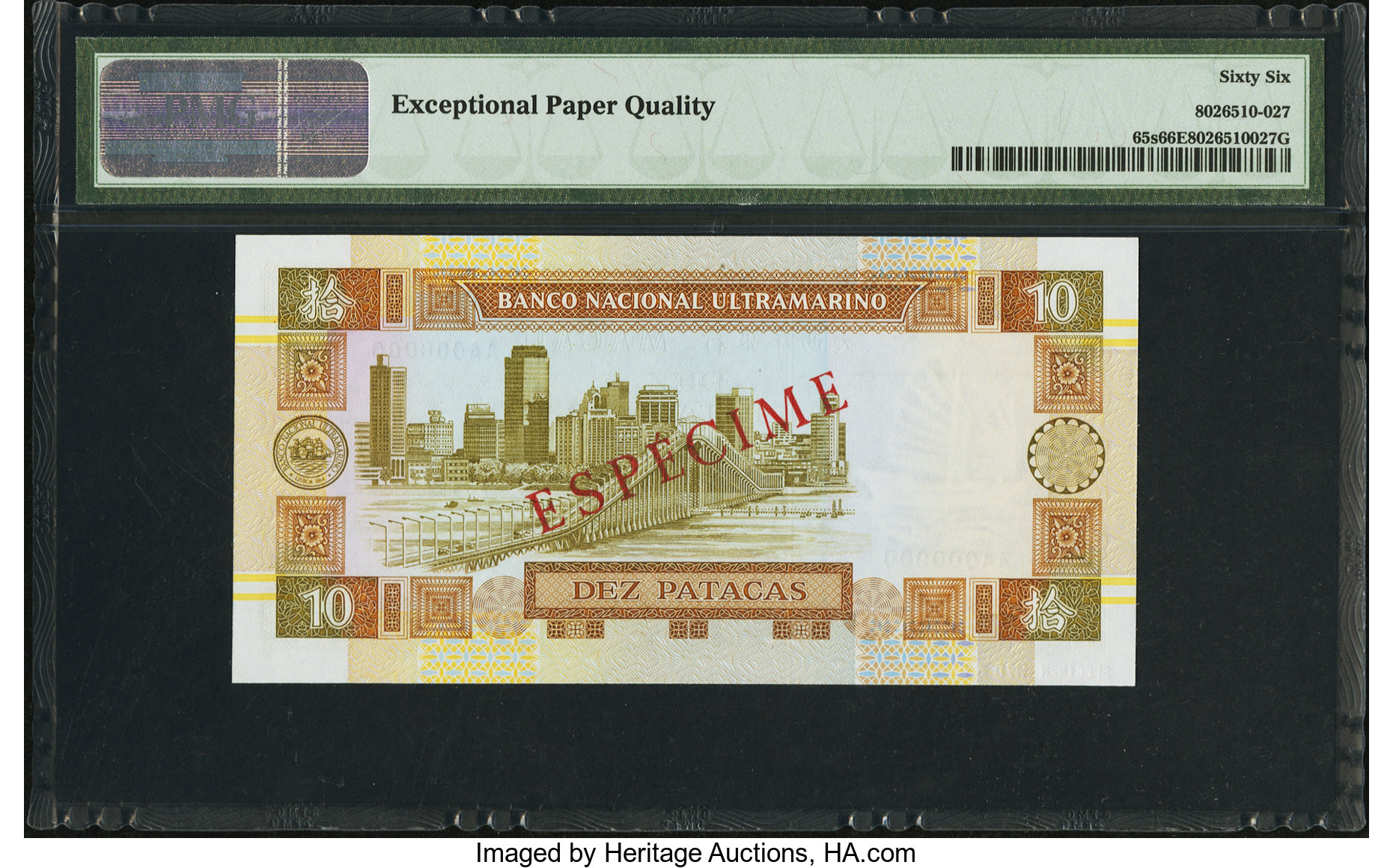 image for: Macau  10 patacas (B060as)