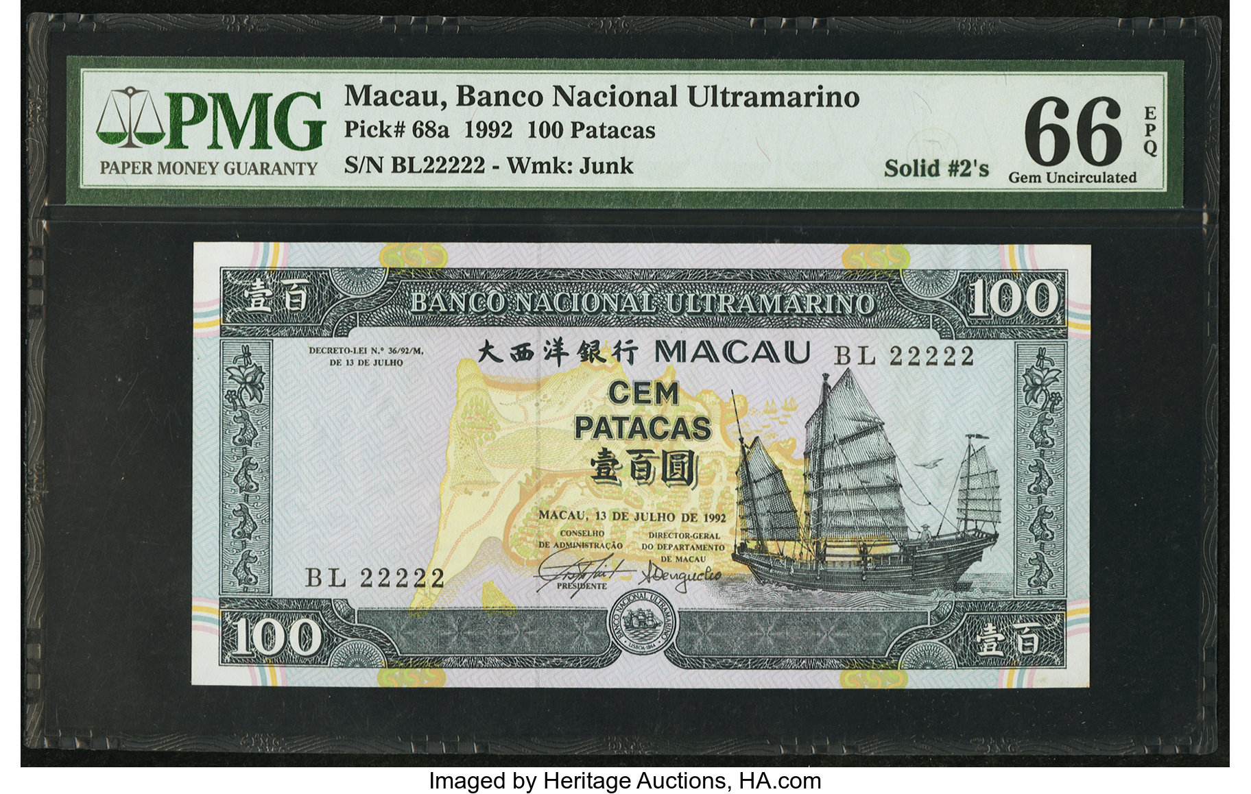 image for: Macau  100 patacas (B064as)
