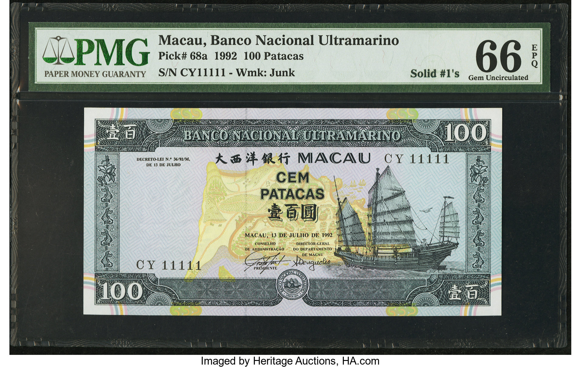 image for: Macau  100 patacas (B064as)