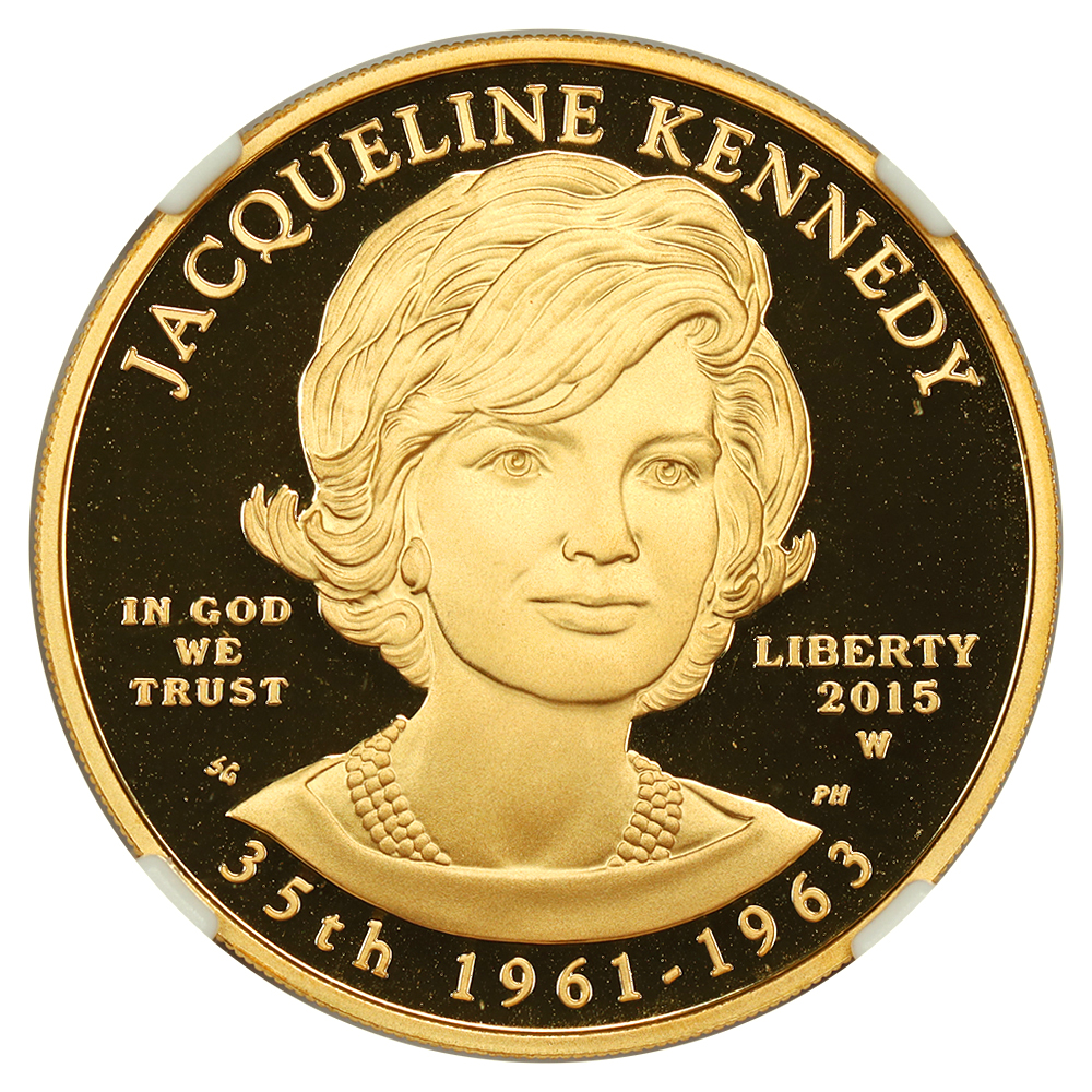 image for: 2015-W Jacqueline Kennedy $10 PCGS Proof 69 DCAM (Box and COA)