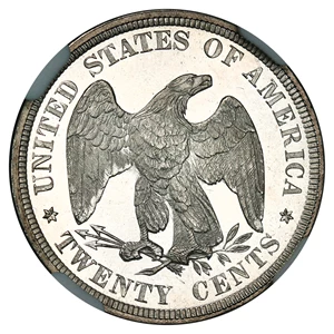 image for: 1875 20c NGC Proof 65 UCAM