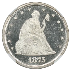 image for: 1875 20c NGC Proof 65 UCAM