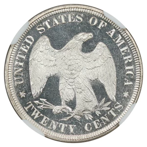 image for: 1875 20c NGC Proof 65 UCAM