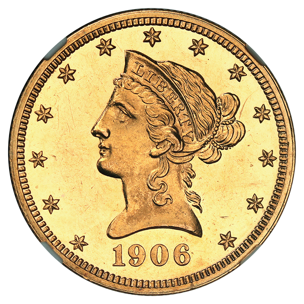image for: 1906 $10 NGC Proof 62 CAM