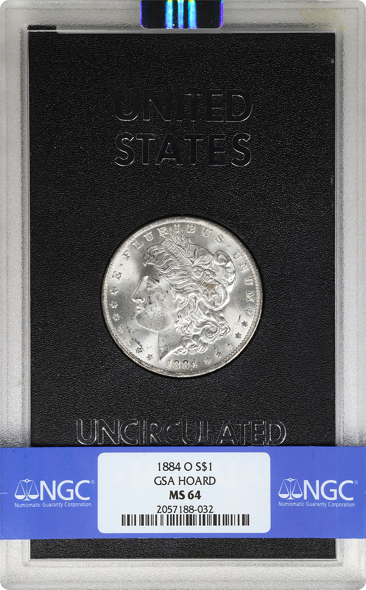 image for: 1884-O GSA Morgan Silver Dollar. MS-64 (NGC).