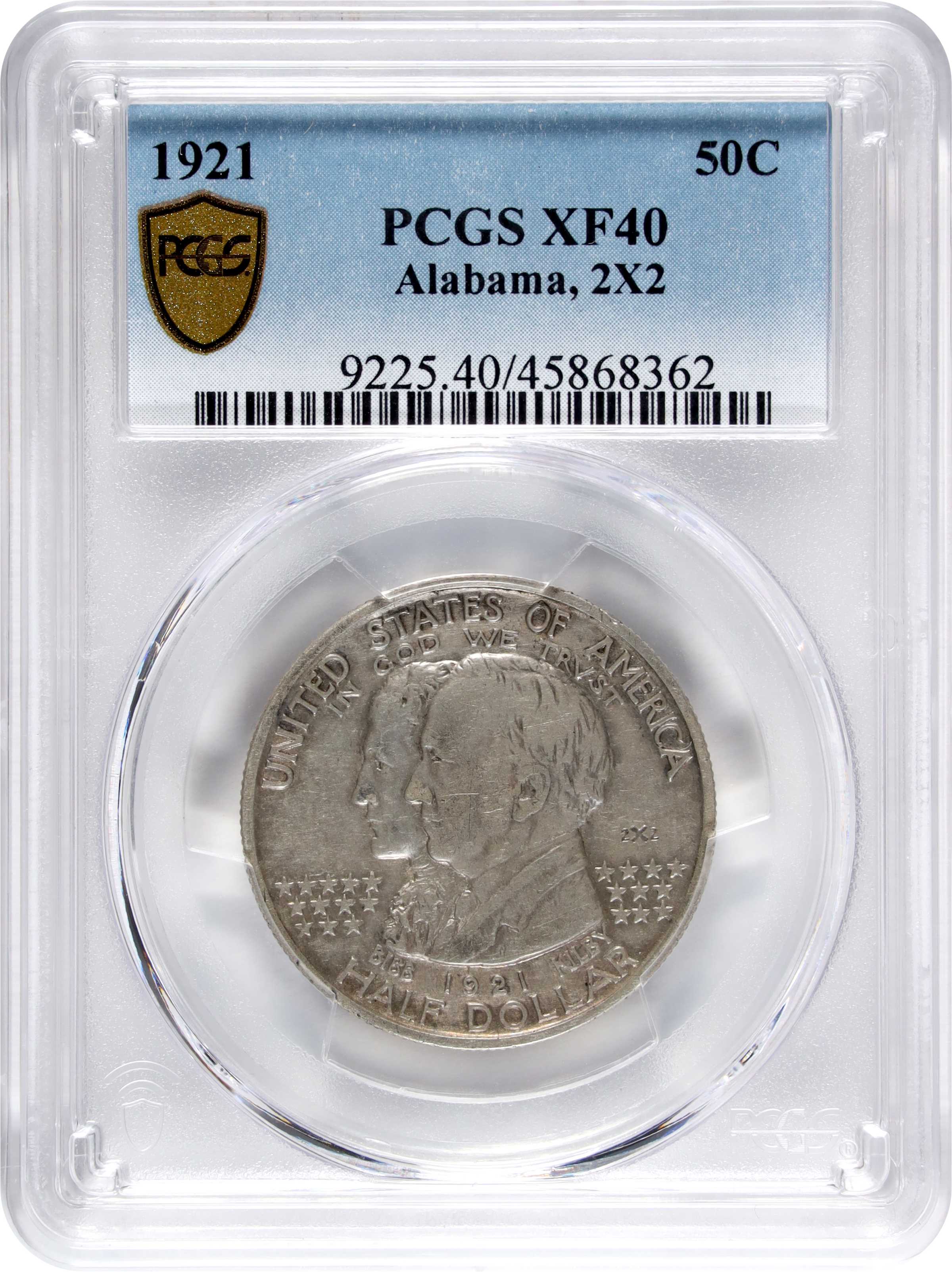 1921 50c Alabama, 2x2 XF40 thumbnail 3