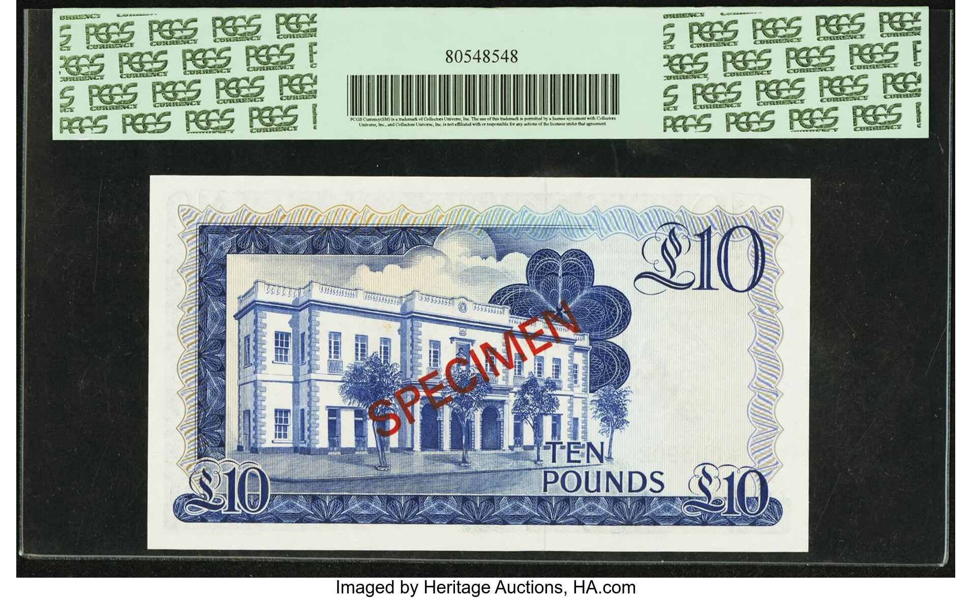 image for: Gibraltar  10 pounds (B120a)