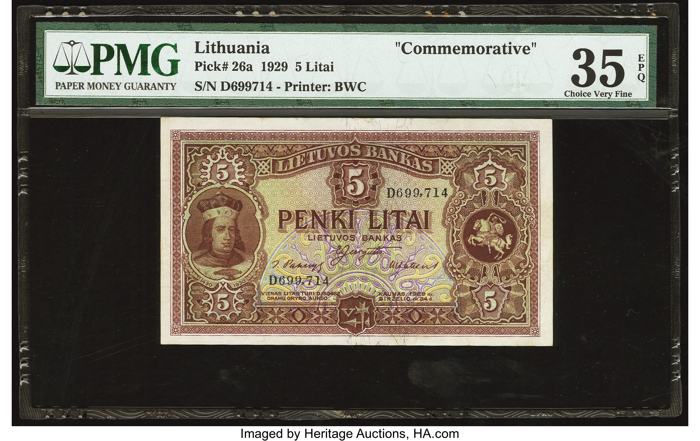 image for: Lithuania  5 litai(B128as2)