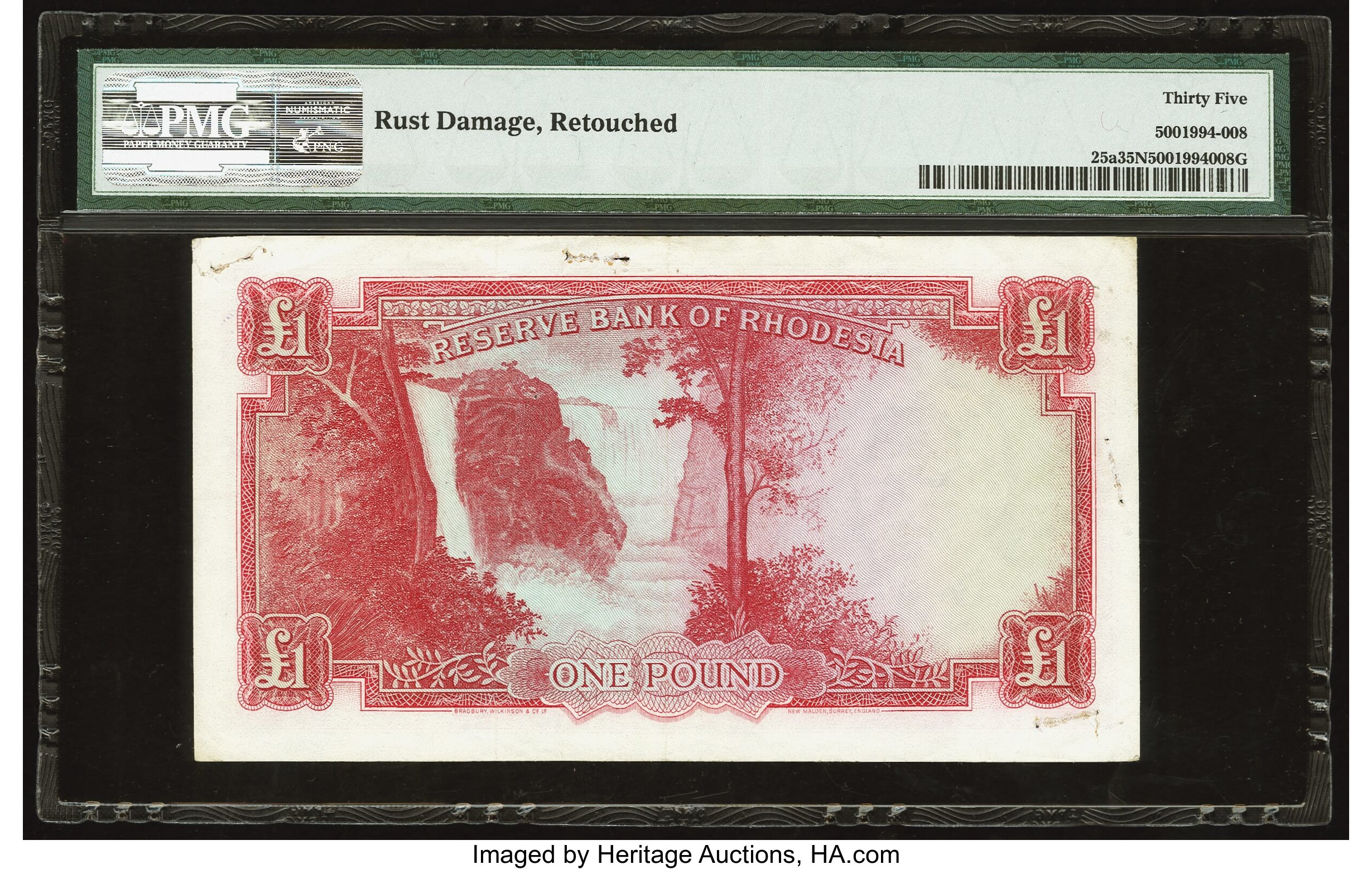image for: Rhodesia  1 pound(B102is)