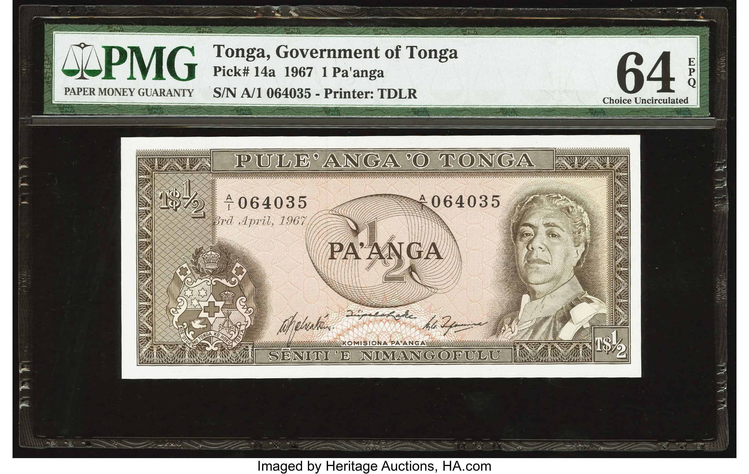 image for: Tonga  1 pa?anga(B114s3)