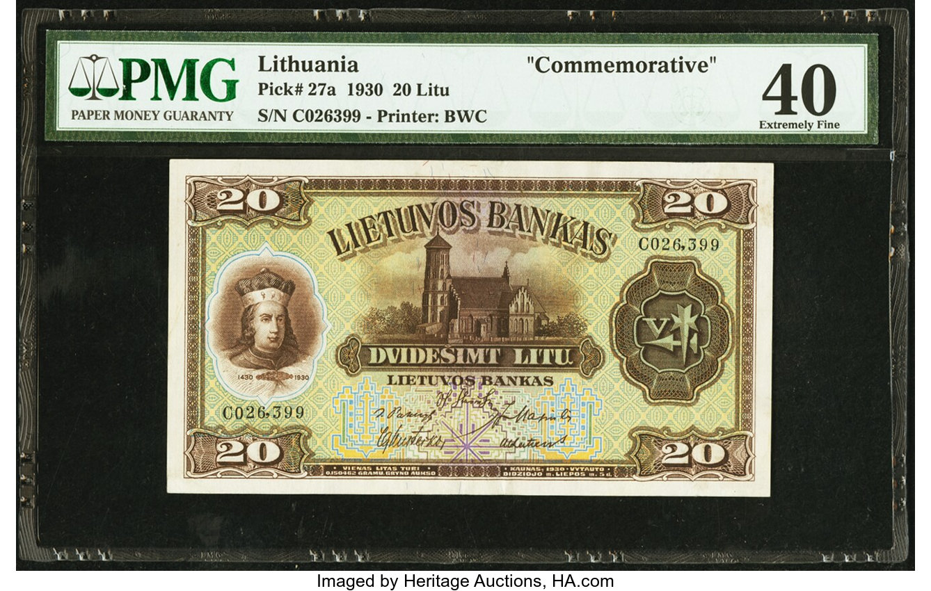 image for: Lithuania  20 lit?(B129a)