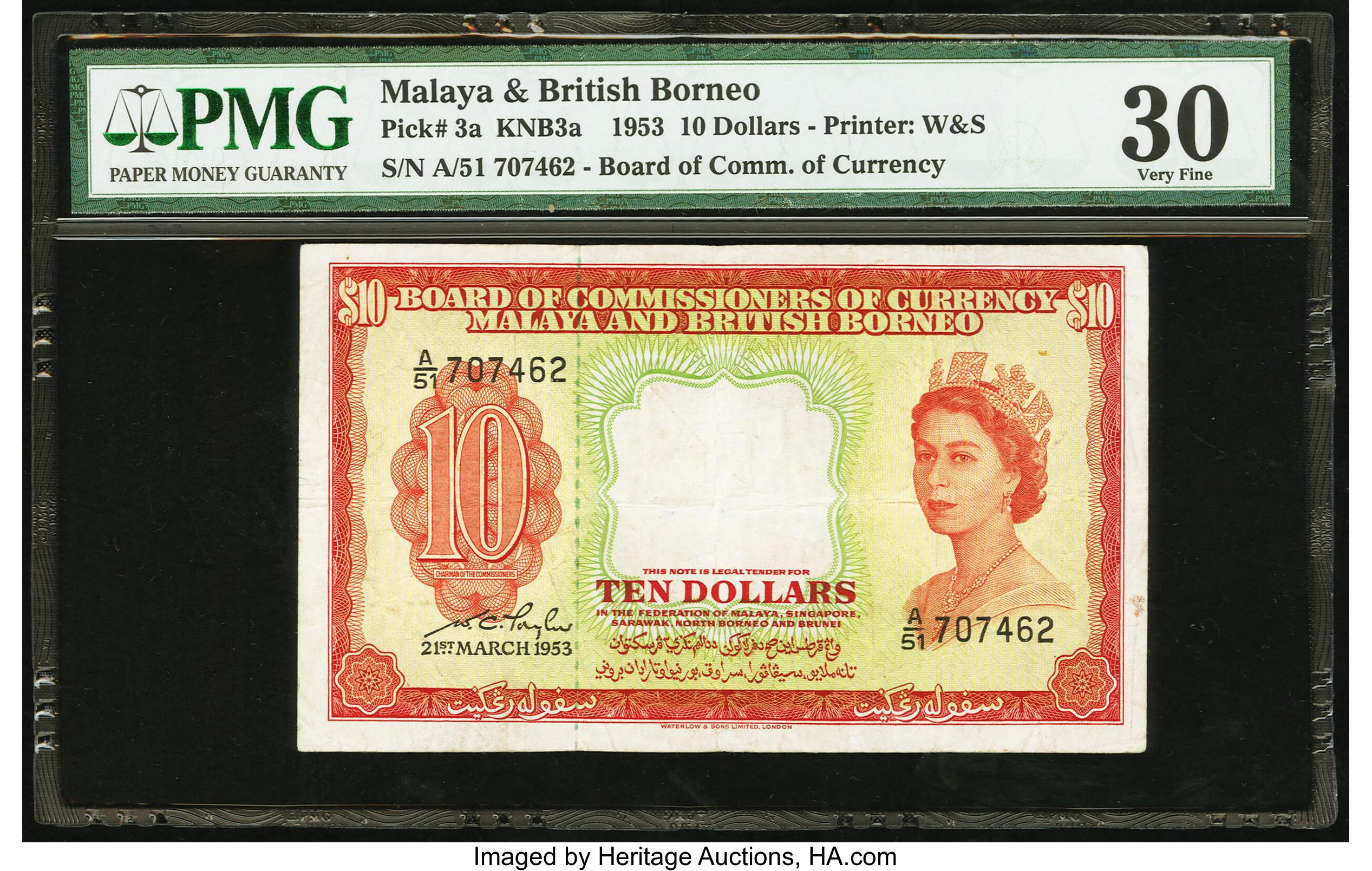 image for: Malaya and British Borneo  10 dollars(B103a)