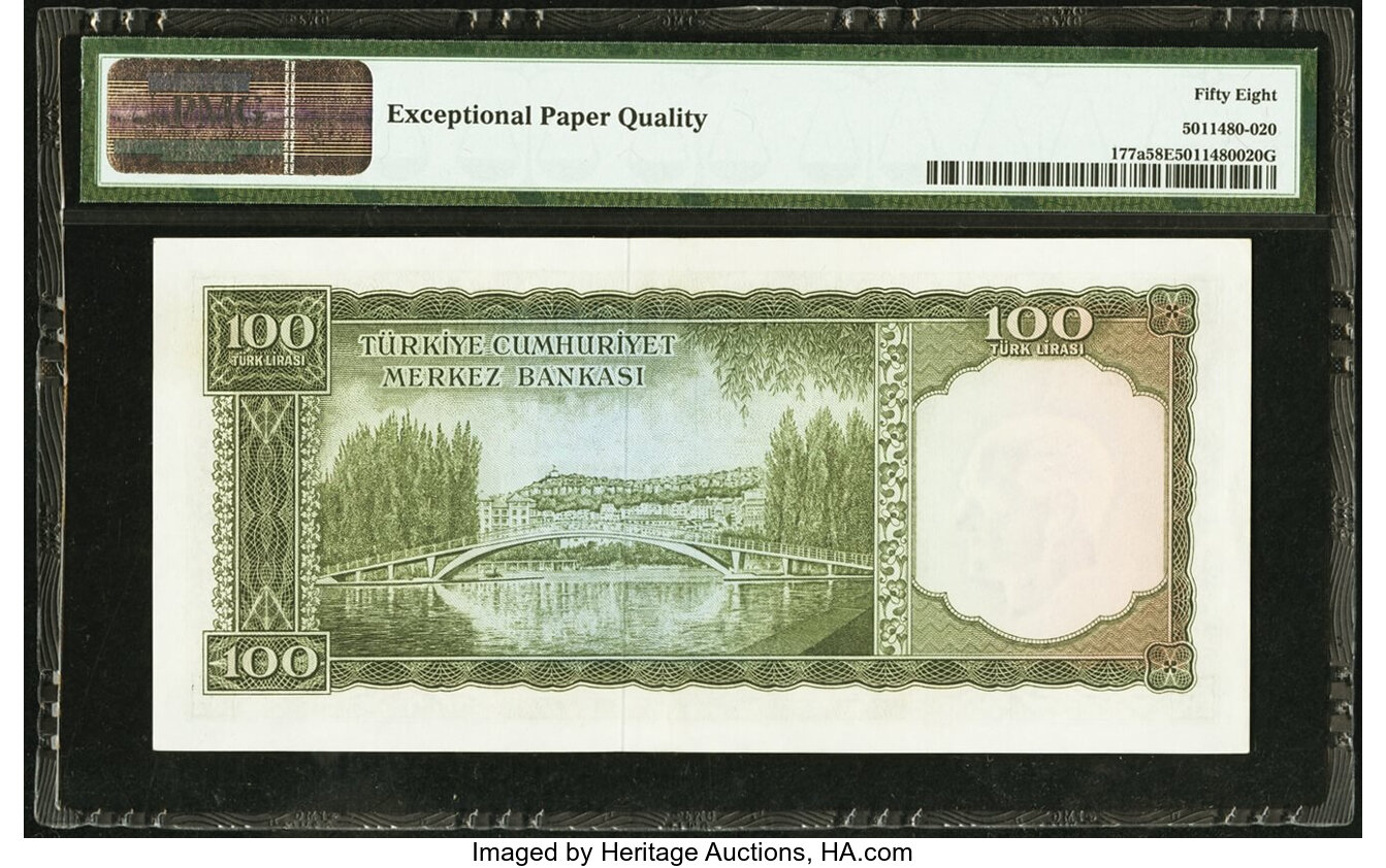 image for: Turkey  100 T?rk liras? (B258as)