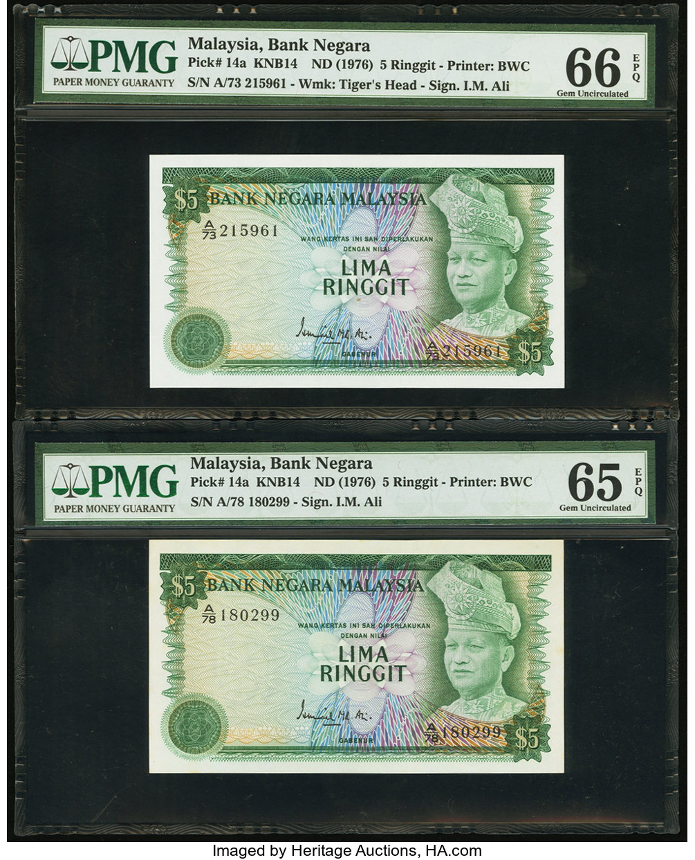 image for: Malaysia  5 ringgit (B114a)