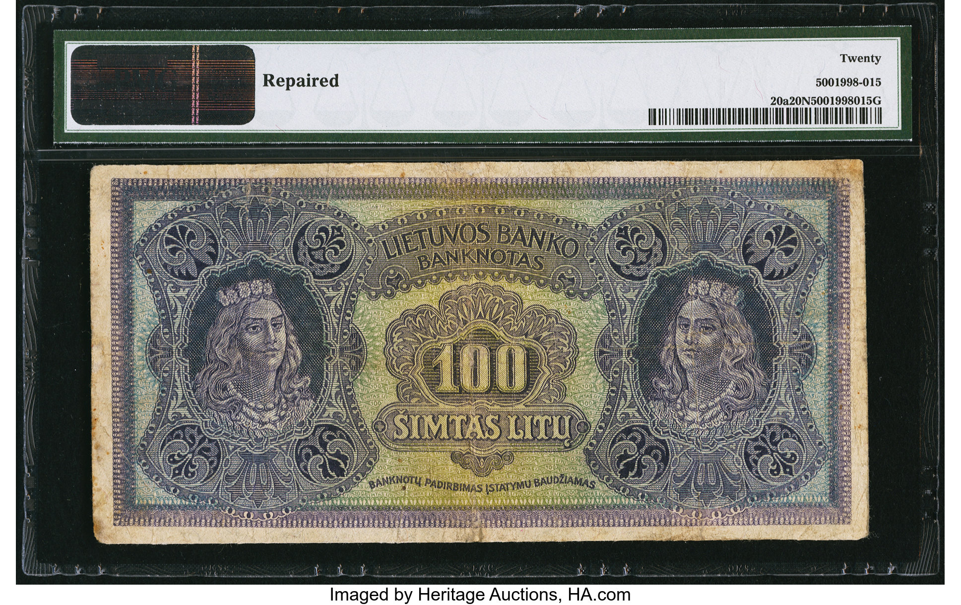 image for: Lithuania  100 lit?(B120as1)