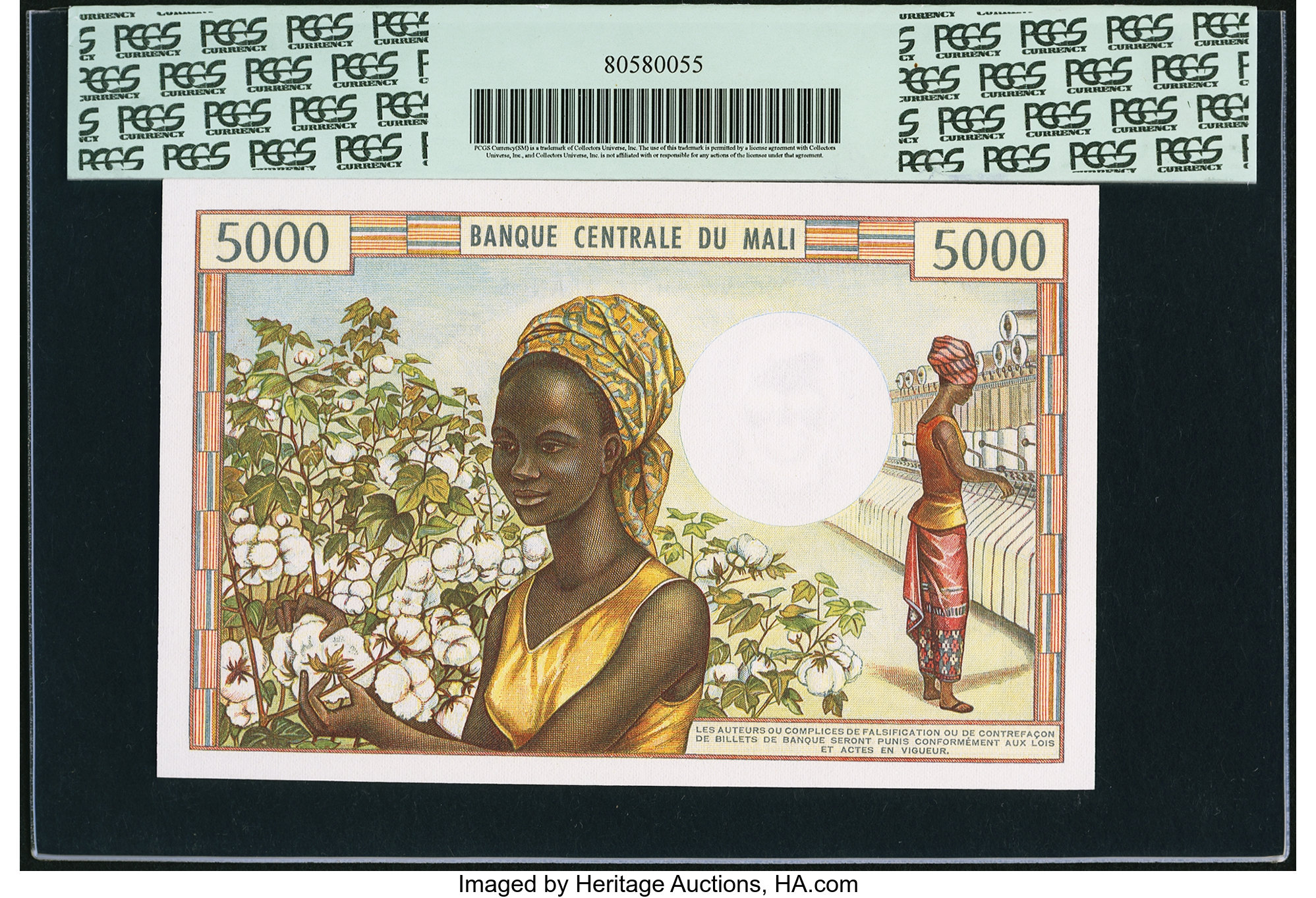 image for: Mali  5,000 francs(B204a)