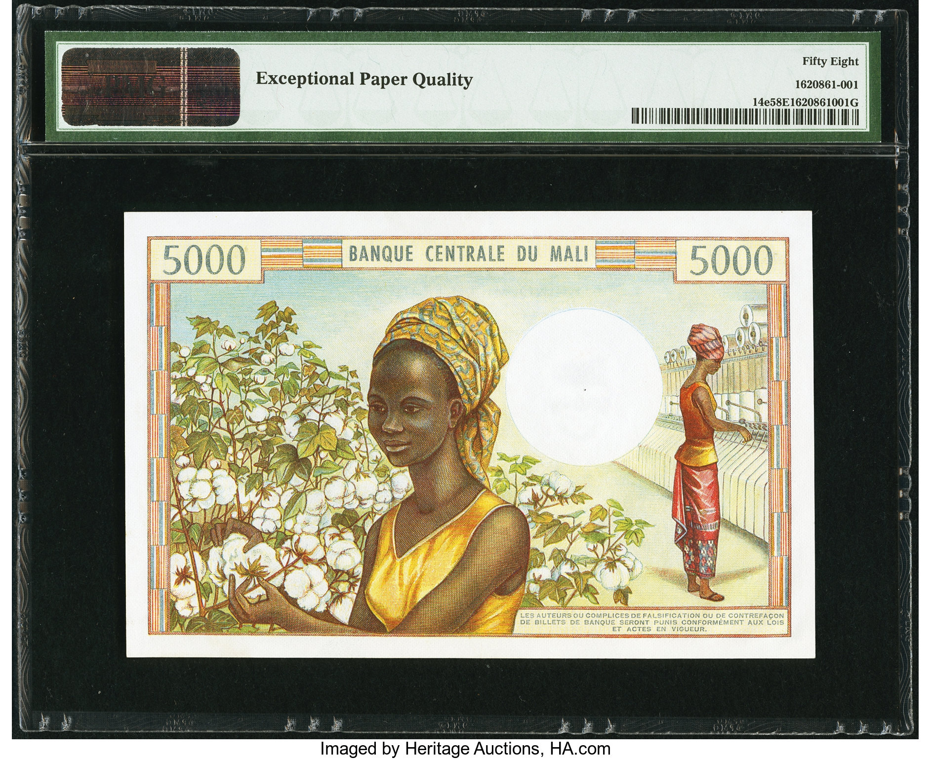 image for: Mali  5,000 francs(B204a)