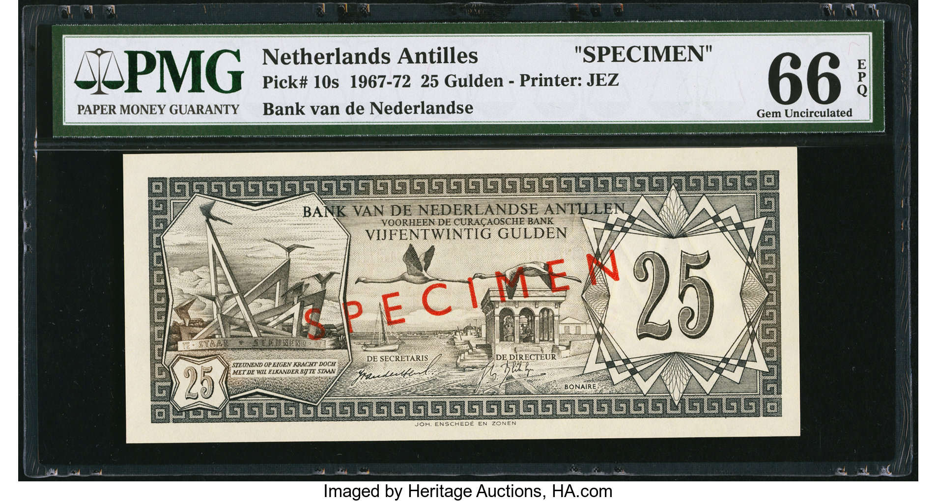 image for: Netherlands Antilles  25 gulden (guilders) (B210a)