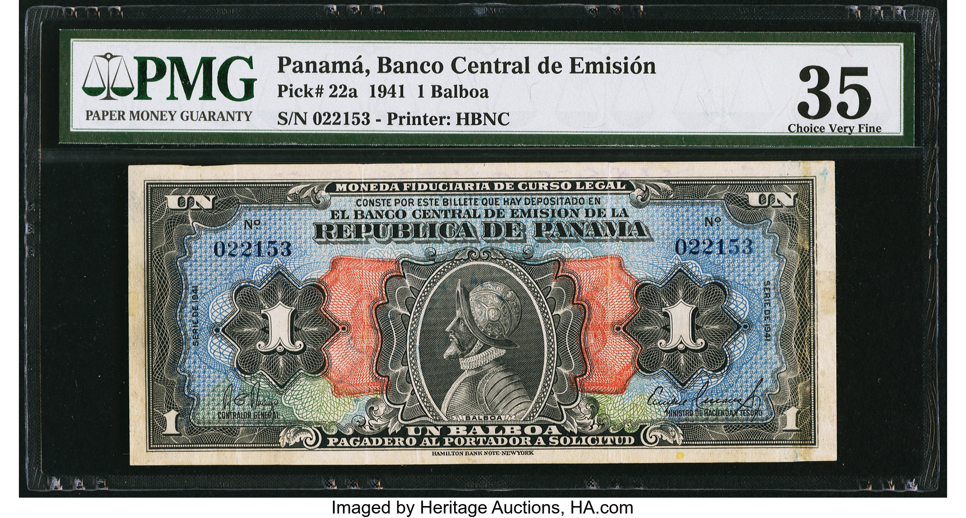 image for: Panama  1 balboa (B201a)