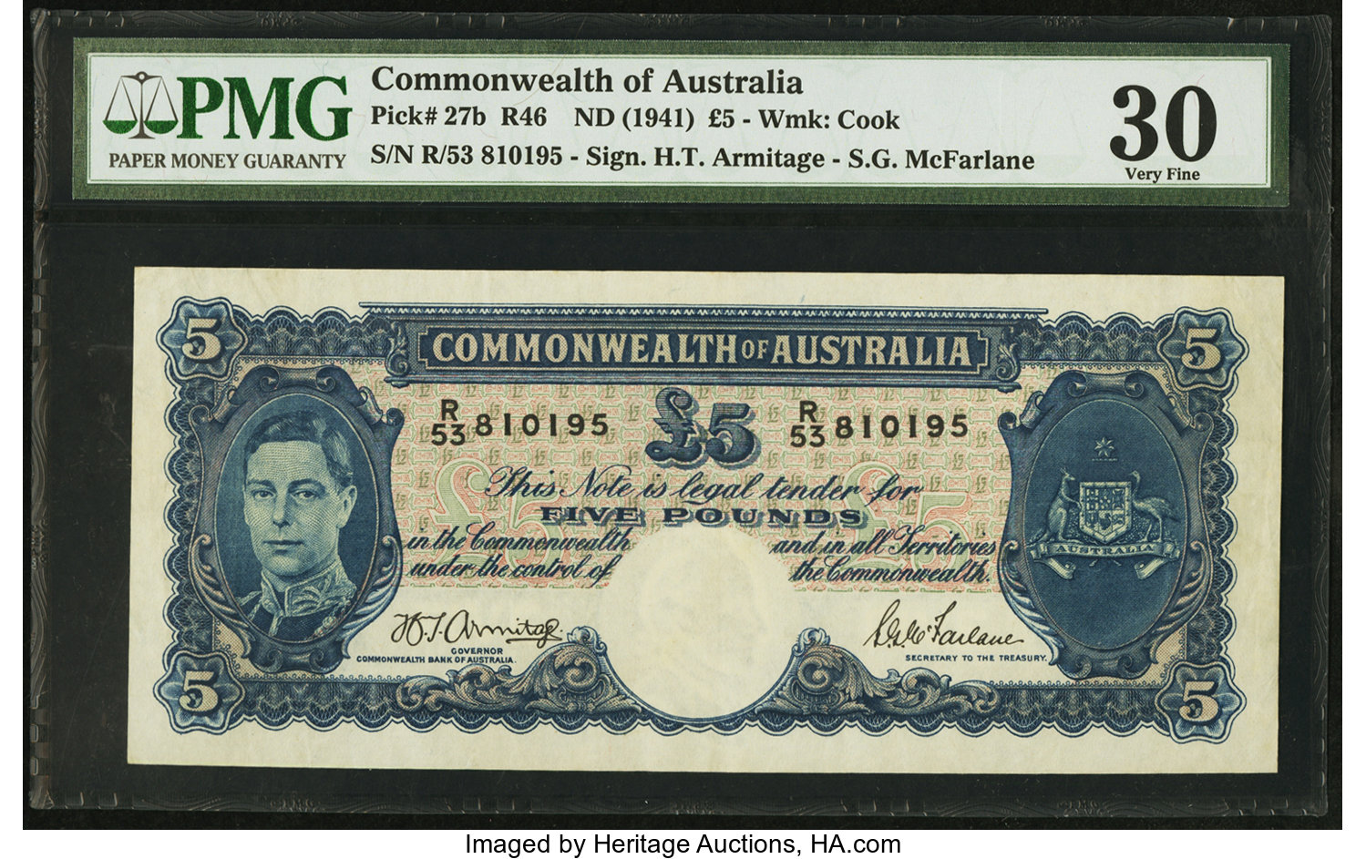image for: Australia  5 pounds(B133c)
