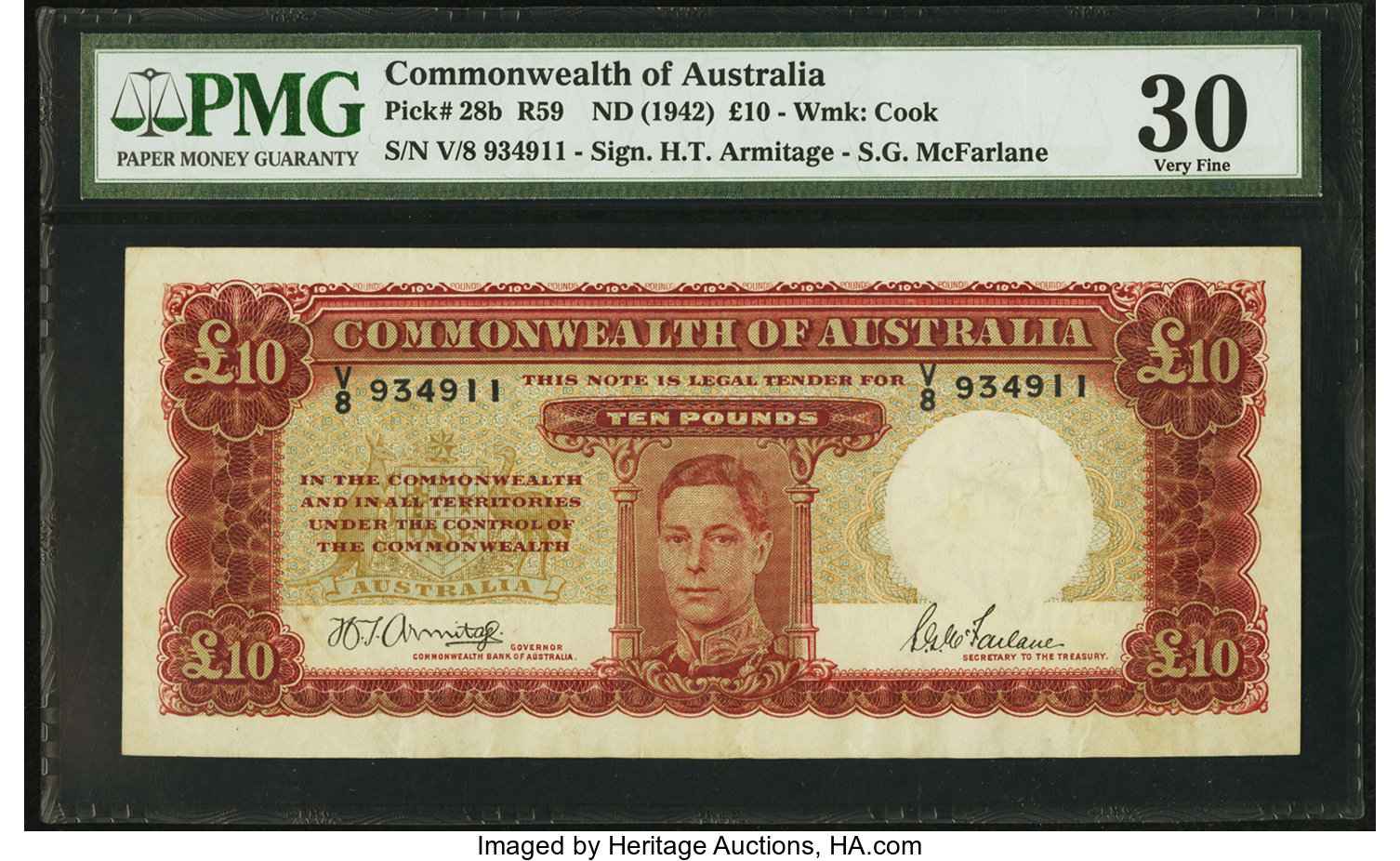 image for: Australia  10 pounds(B134d)