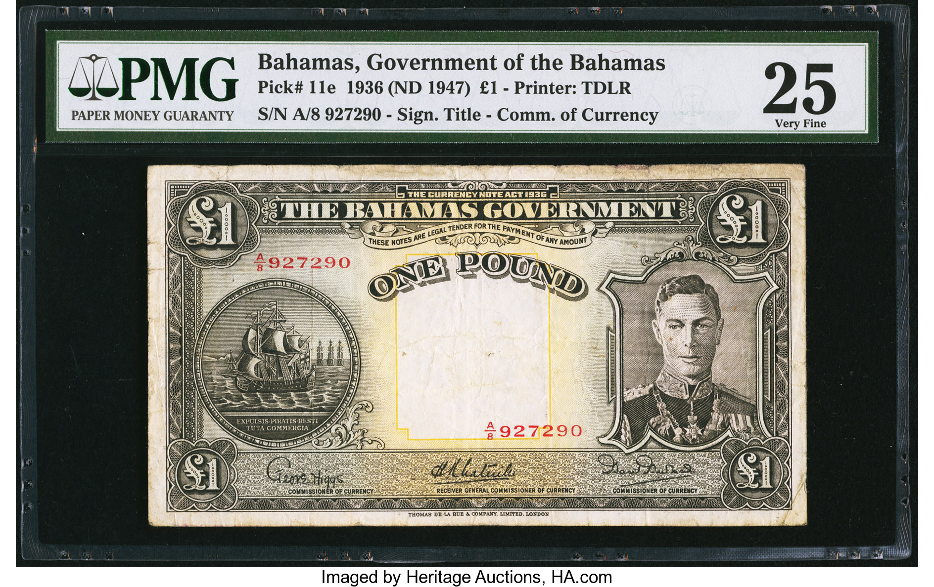 image for: Bahamas  1 pound(B110e)