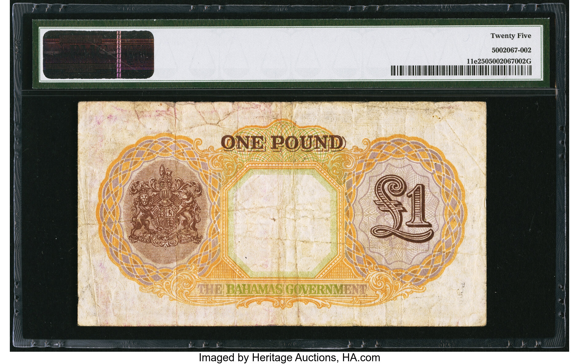 image for: Bahamas  1 pound(B110cs)