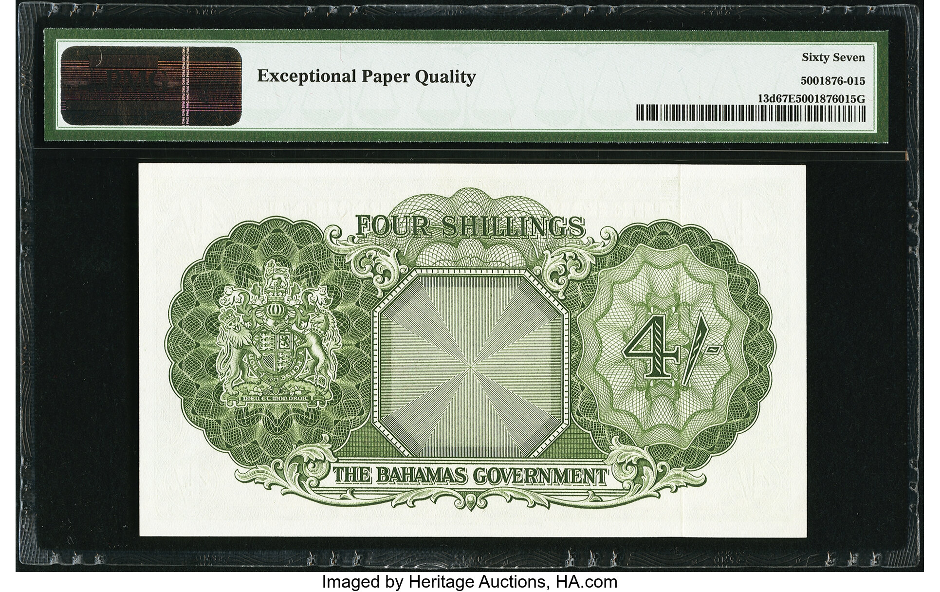 image for: Bahamas  4 shillings(B112as)