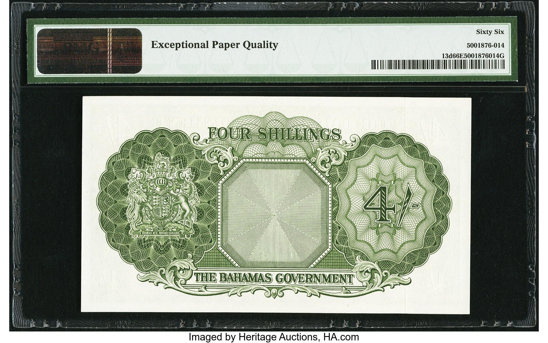 image for: Bahamas  4 shillings(B112a)