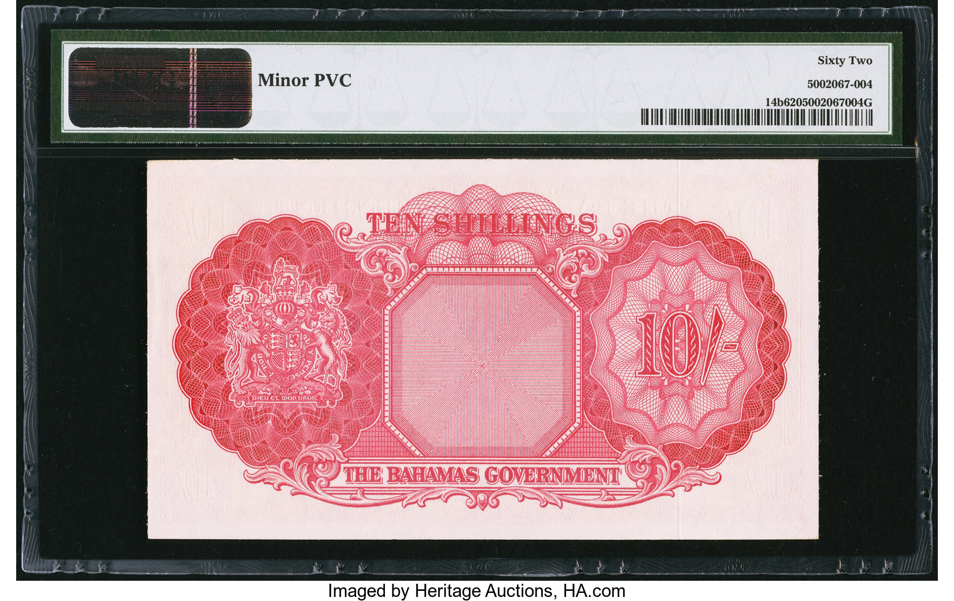 image for: Bahamas  10 shillings(B113d)