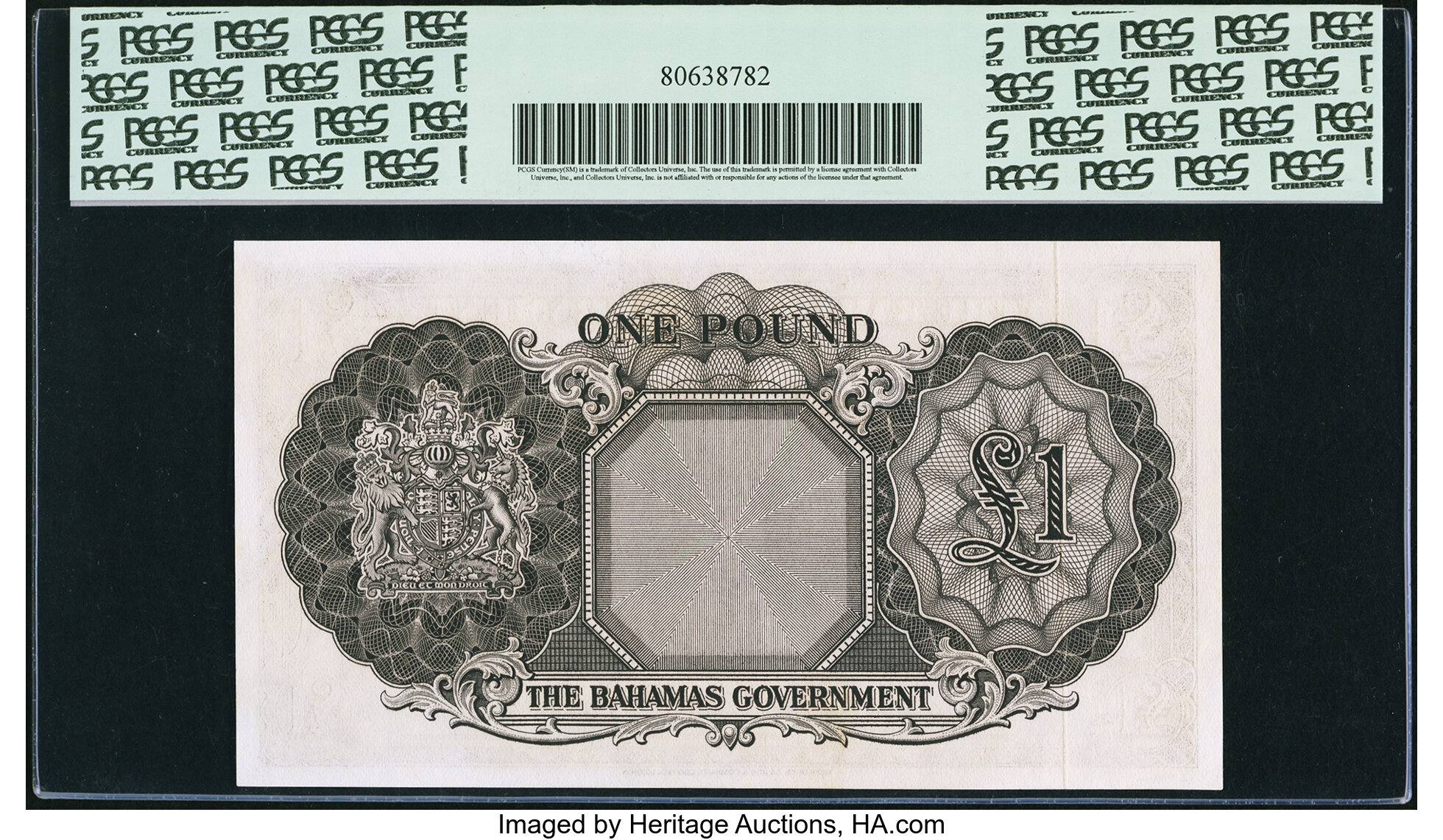 image for: Bahamas  1 pound(B114b)