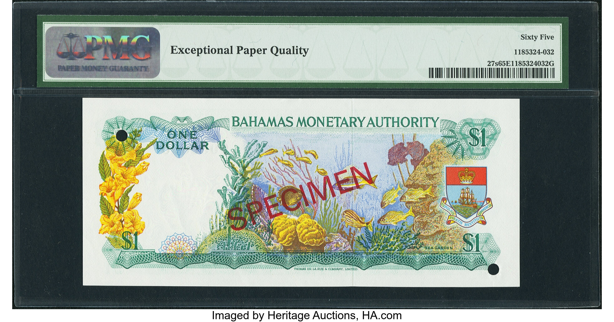 image for: Bahamas  1 dollar (B202as2)
